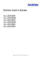 Datasheet for Brother HLL6410DNRE1, EAN: 4977766815154