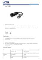 Datasheet for Aten 14016552, EAN: 4710423775657