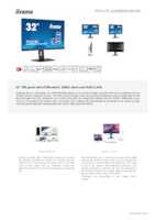 Datasheet for Iiyama XUB3293UHSN-B5