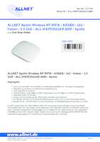 Datenblatt zu Allnet ALL-WAPC0522AX-3000, EAN: 4038816126658