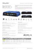 Datasheet for Shuttle BPCRL02-I3, EAN: 0887993008332