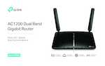 Datasheet for TP-Link Archer MR600(EU), EAN: 1210002618304
