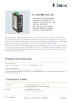 Datenblatt zu Barox PC-BTPMC101-GE