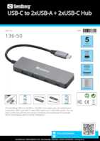 Datasheet for Sandberg 136-50, EAN: 5705730136504