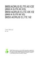 Datenblatt zu Gigabyte B650 A ELITE AX V2, EAN: 4719331859381