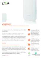 Datasheet for Zyxel WAX300H-EU0101F, EAN: 4718937632237