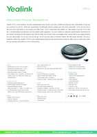 Datasheet for Yealink 1304012, EAN: 6938818305489