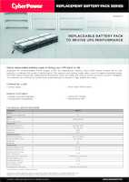 Datasheet for CyberPower RBP0077, EAN: 4712856279467