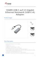 Datenblatt zu Equip 133495, EAN: 4015867236635