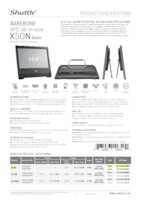 Datasheet for Shuttle X50N BLACK, EAN: 0887993008592