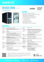 Datasheet for Gigabyte 6BW332Z00MR-00