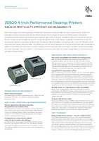 Datasheet for Zebra ZD62143-D0EL02EZ