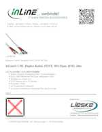 Datenblatt zu Inline 81520O, EAN: 4043718248896