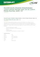Datenblatt zu Inline 99301W, EAN: 4043718264490