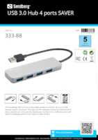 Datasheet for Sandberg 333-88, EAN: 5705730333880
