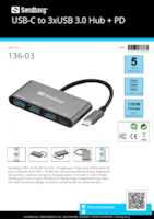 Datasheet for Sandberg 136-03, EAN: 5705730136030