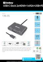 Datasheet for Sandberg 136-35, EAN: 5705730136351