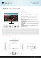 Datasheet for AG neovo LA223011E0000, EAN: 4710739598780