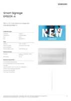 Datenblatt zu Samsung LH32EMDIAGBXEN, EAN: 8806097886112