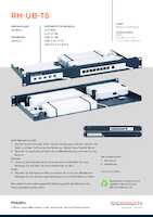 Datenblatt zu RACKMOUNT.IT RM-UB-T8, EAN: 8720297442827