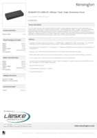 Datasheet for Kensington K32803EU, EAN: 5028252653534