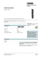 Datasheet for Phoenix Contact 2299770, EAN: 4017918880453