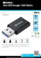 Datasheet for Sandberg 134-41, EAN: 5705730134418