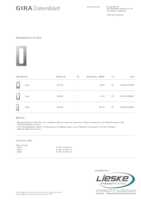 Datenblatt zu Gira 129800, EAN: 4010337298007