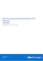 Datasheet for DELL DELL-E2226HS, EAN: 5397321042440