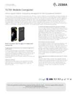 Datenblatt zu Zebra TC701G-321B1A1A01-A6