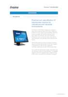 Datasheet for Iiyama T1531SR-B2S, EAN: 4948570127665