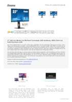 Datenblatt zu Iiyama XUB2797QSN-B2, EAN: 4948570125012