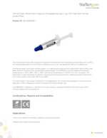 Datasheet for Startech.com SILVGREASE1, EAN: 0065030788847