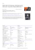 Datasheet for Gigabyte Z890 D PLUS, EAN: 4719331880644