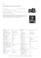 Datasheet for Gigabyte Z890 EAGLE WIFI7 P, EAN: 4719331880842