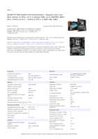 Datasheet for Gigabyte Z890 EAGLE PLUS, EAN: 4719331880750