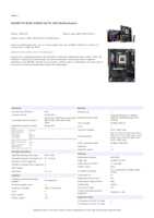 Datasheet for Gigabyte B850 AORUS ELITE X, EAN: 4719331882365