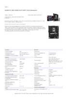 Datenblatt zu Gigabyte Z890 A ELITE WIFI7 P, EAN: 4719331880798