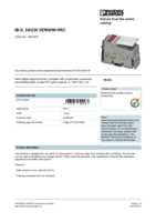Datasheet for Phoenix Contact 2861878, EAN: 4017918894573