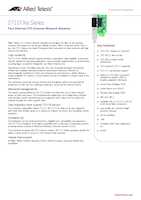 Datasheet for Allied Telesis AT-2711FXA/LC-900