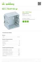 Datasheet for Spelsberg 37004701, EAN: 4013902030040