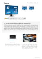 Datasheet for Iiyama XU2793QSU-B7, EAN: 4948570124640