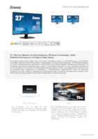 Datenblatt zu Iiyama XU2793QSU-B7, EAN: 4948570124640