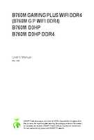 Datasheet for Gigabyte B760M G P WIFI DDR4, EAN: 4719331862855