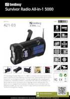 Datasheet for Sandberg 421-03, EAN: 5705730421037