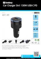 Datasheet for Sandberg 441-49, EAN: 5705730441493