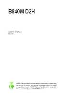 Datenblatt zu Gigabyte B840M D2H, EAN: 4719331868116