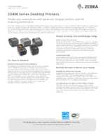 Datasheet for Zebra ZD4A042-D0EX02EZ