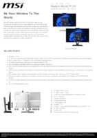 Datasheet for MSI 00AE0721-1848, EAN: 4711377334068