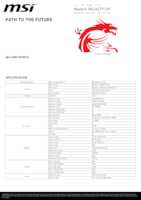 Datasheet for MSI 00AE0721-1871, EAN: 4711377339780